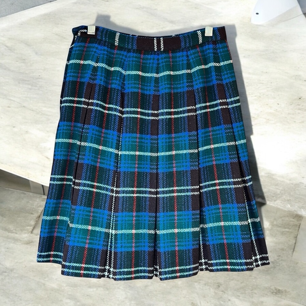 Vintage Derby Union Made Plaid Wool Skirt Academia No Size See Measurements Read
